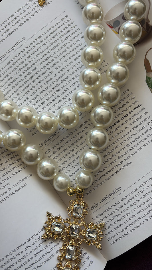 COLLAR PERLAS CHUNKY