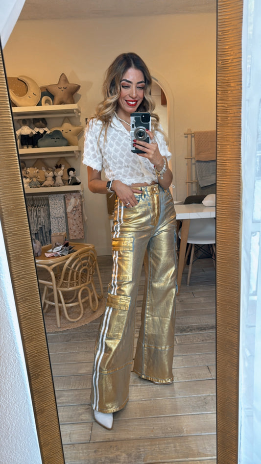 JEANS FOIL ORO