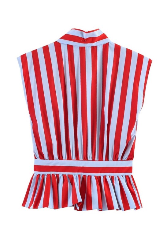CAMISA RAYAS NUDO MANGA SISA