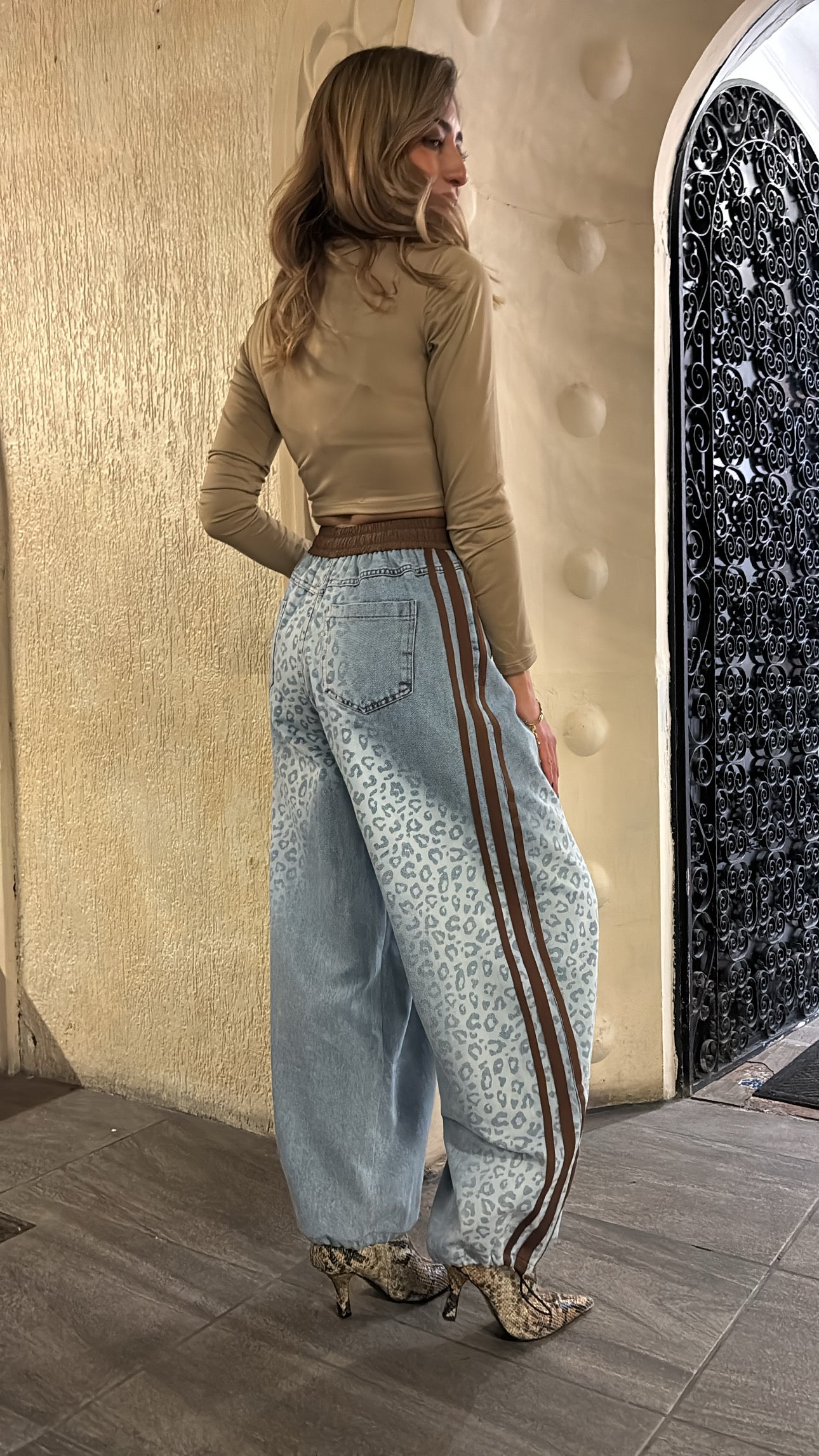 JEANS ANIMAL PRINT
