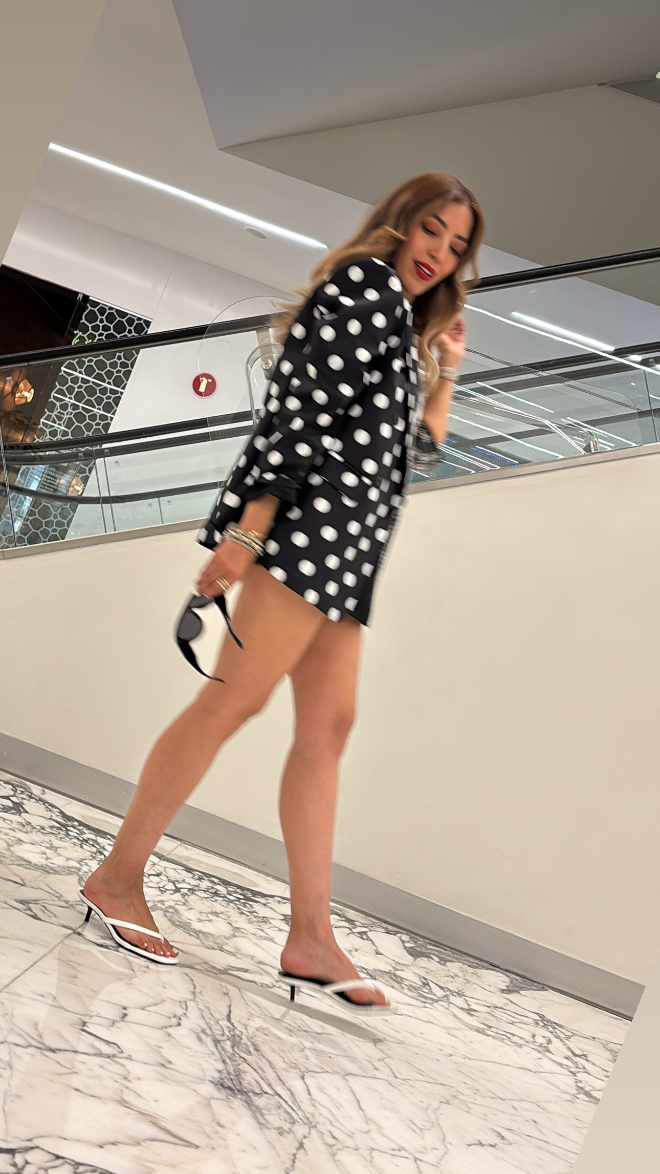 BLAZER COMBINADO CUADROS & POLKA DOTS