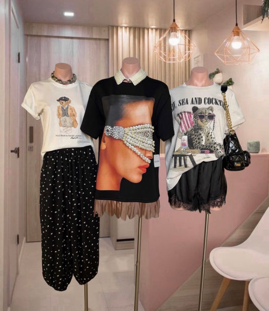 TSHIRT GATO APLICACIONES