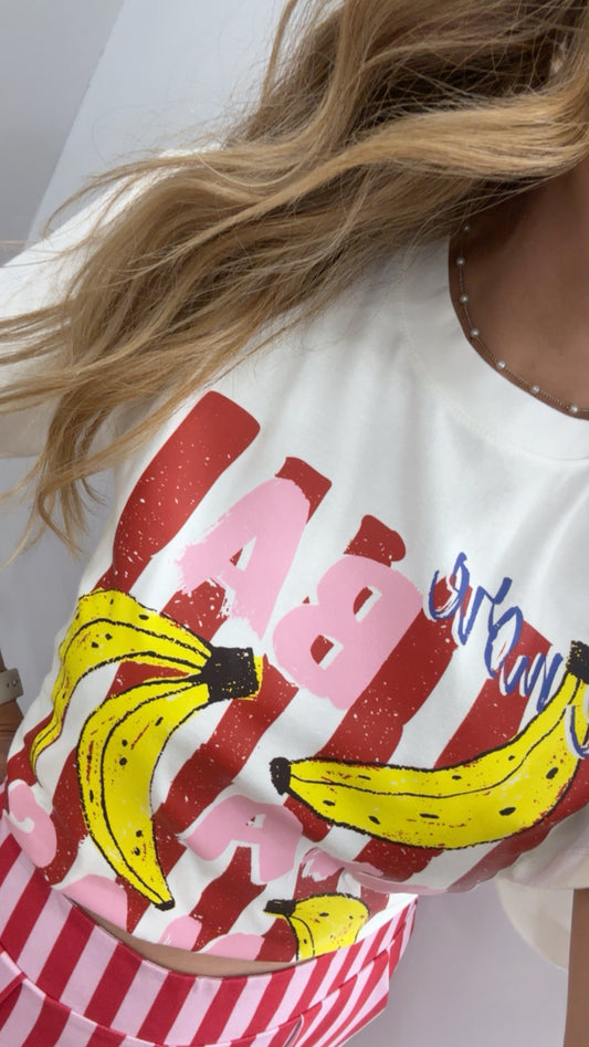 T-SHIRT ESTAMPADO BANANAS