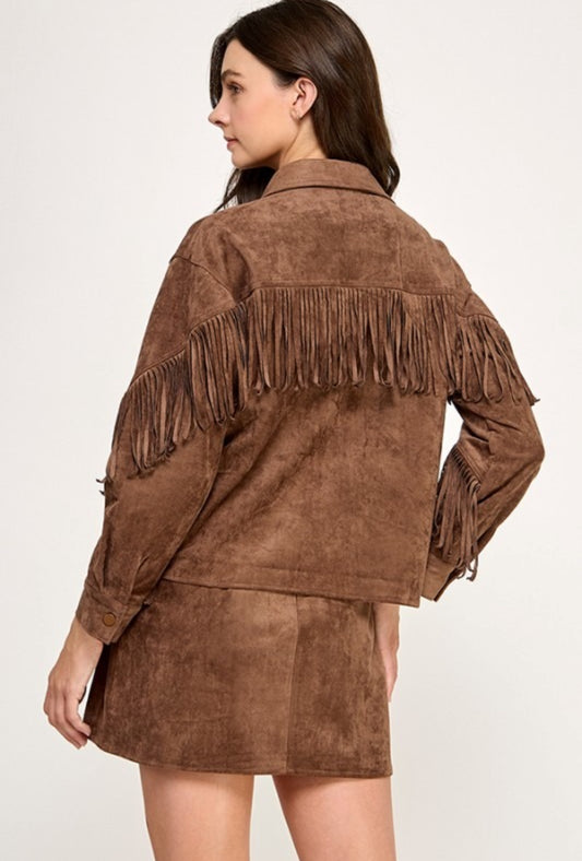 CHAMARRA FLECOS SUEDE