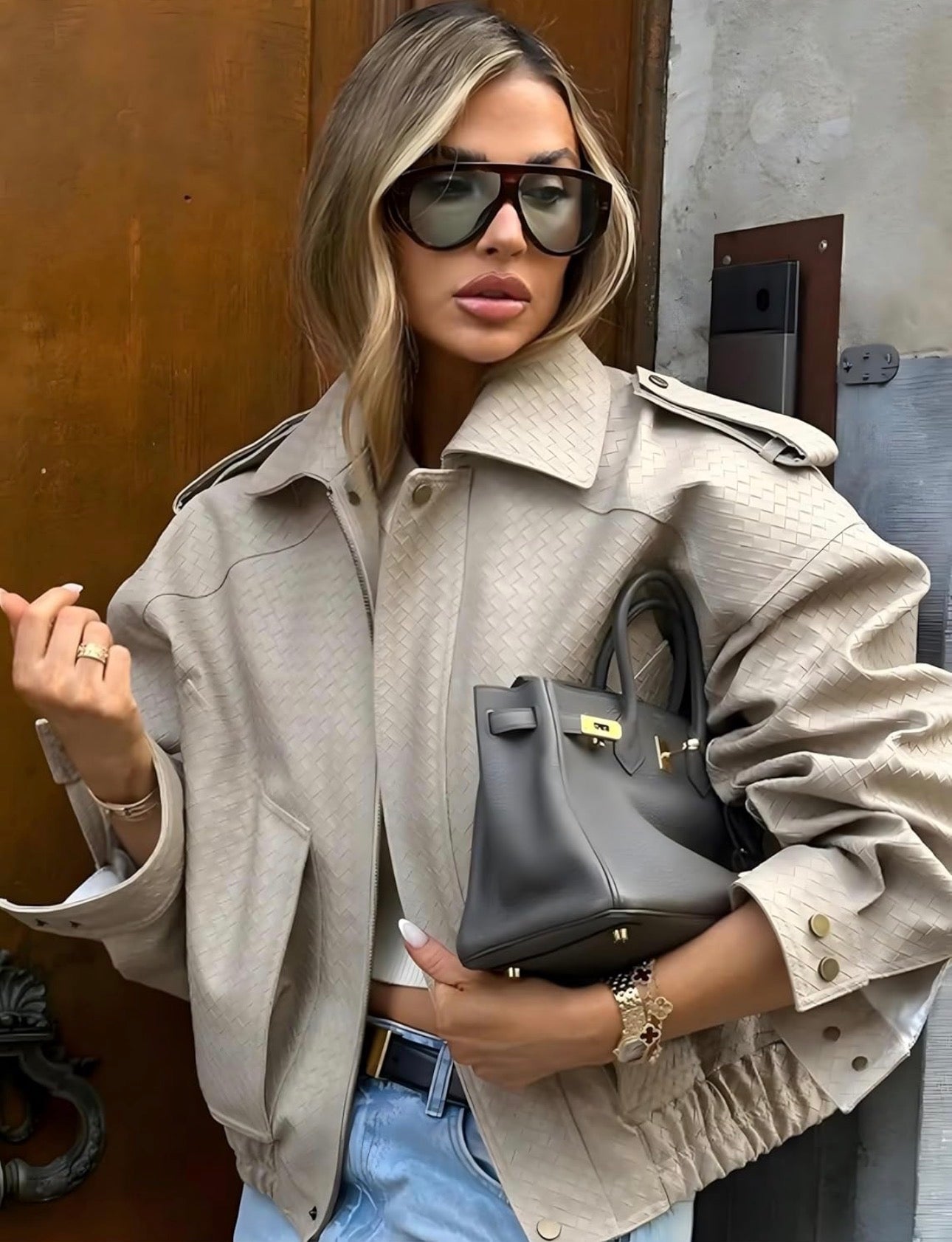 LENTES ESTILO AVIADOR AZUL