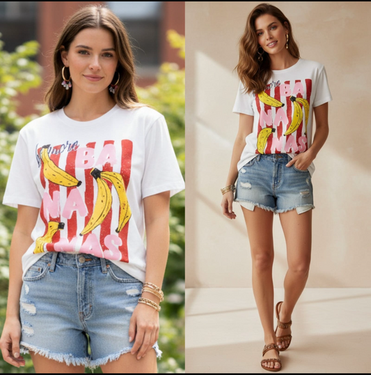 T-SHIRT ESTAMPADO BANANAS
