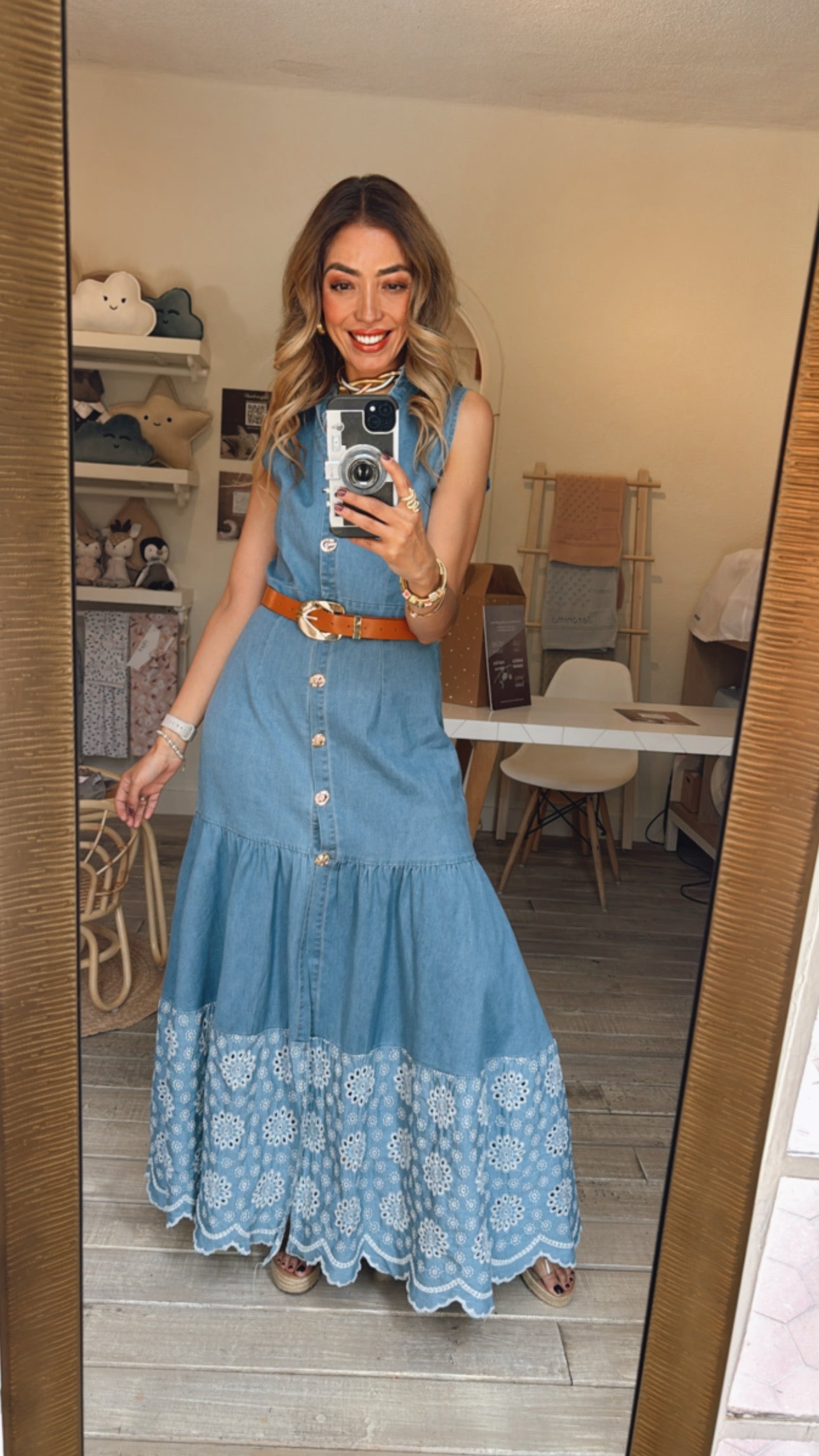 MAXI DRESS DENIM