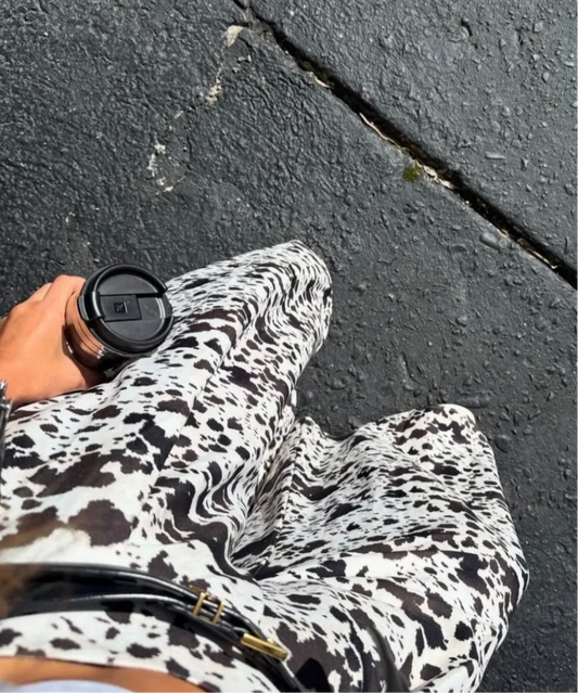 PANTALÓN ESTAMPADO TIPO PALAZZO