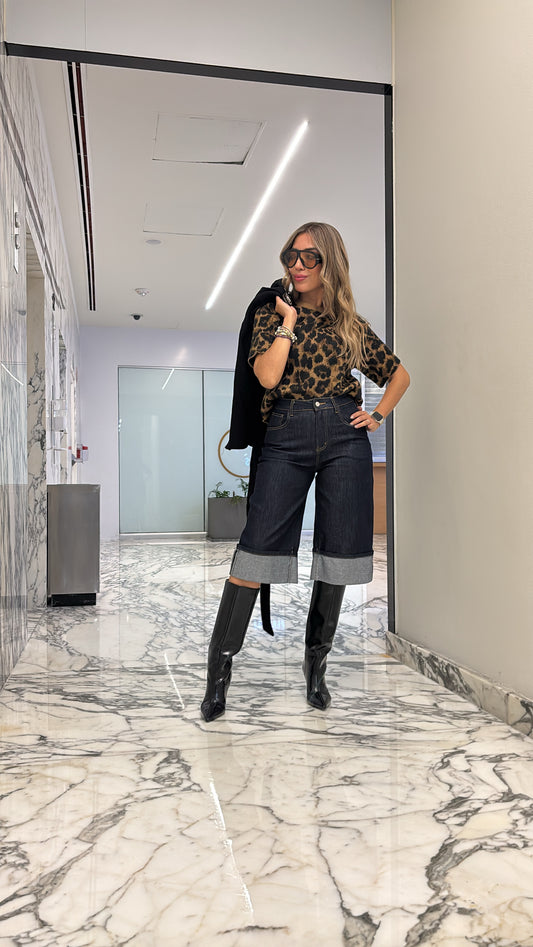 PANTALÓN CORTO TIPO BERMUDA DENIM