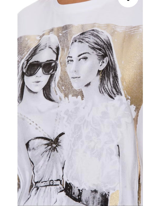 TSHIRT FOIL DORADO
