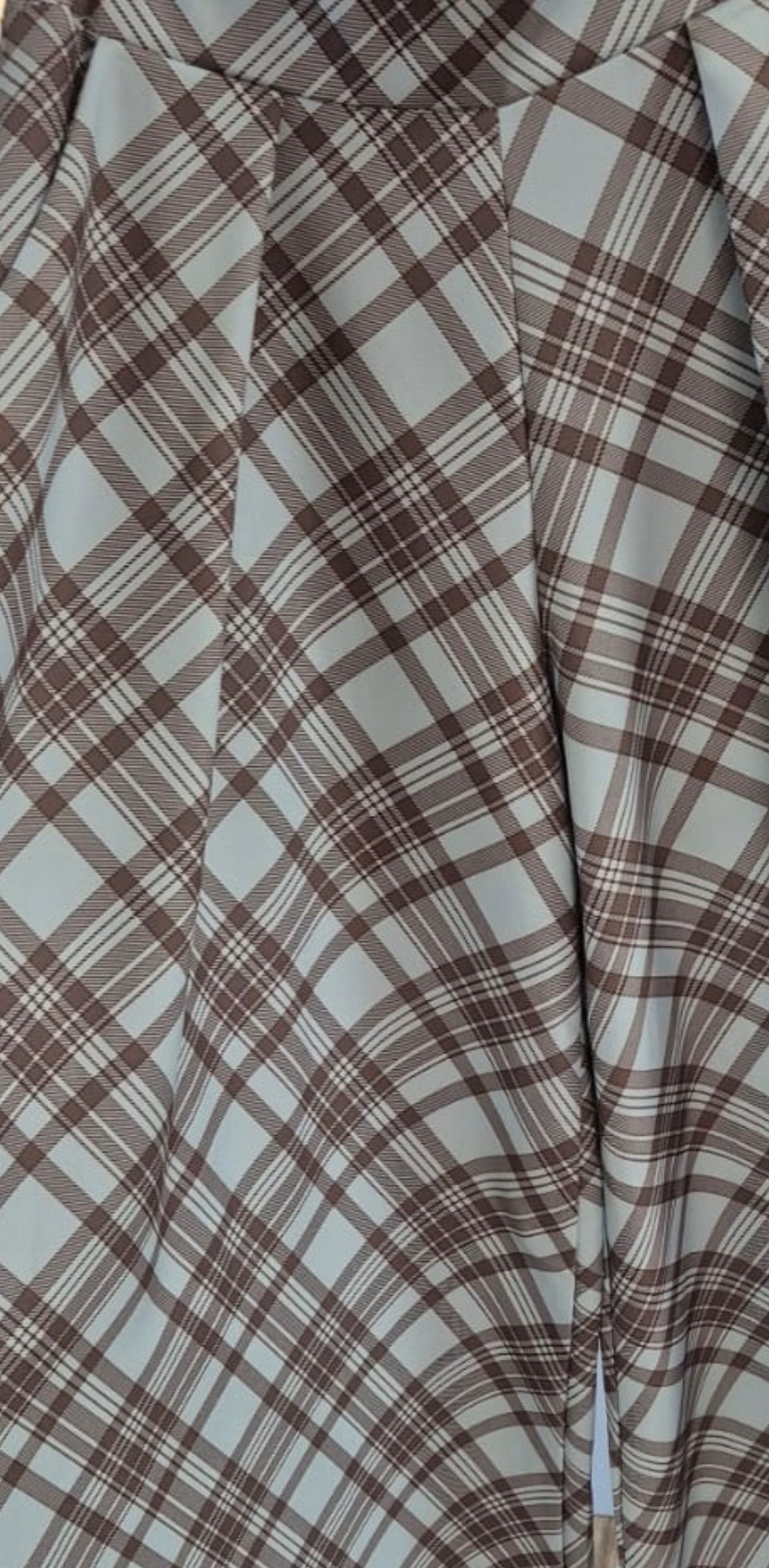 PANTALÓN WIDE LEG TIPO PALAZZO CUADROS