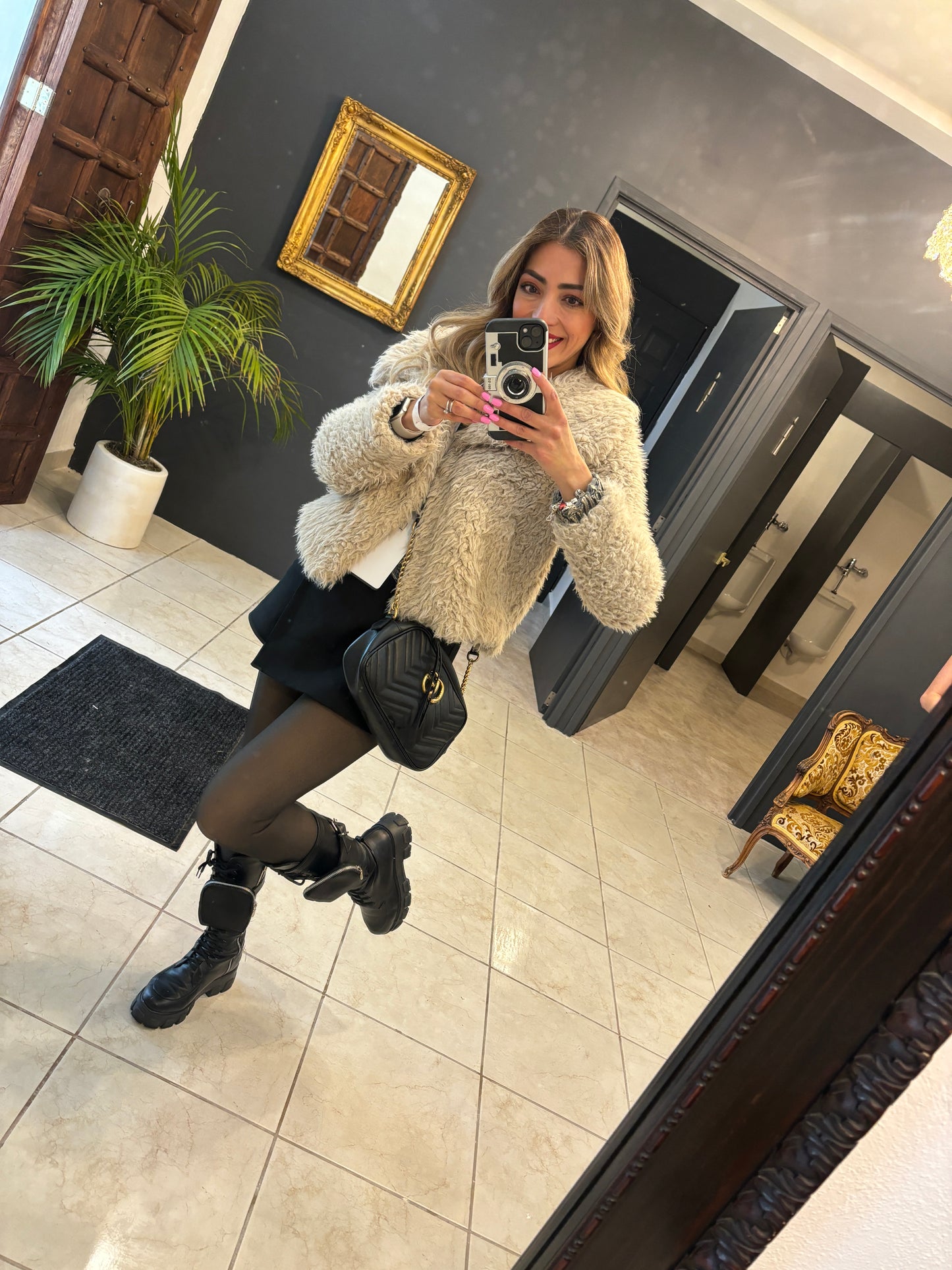 MALLAS AFELPADAS NEGRO