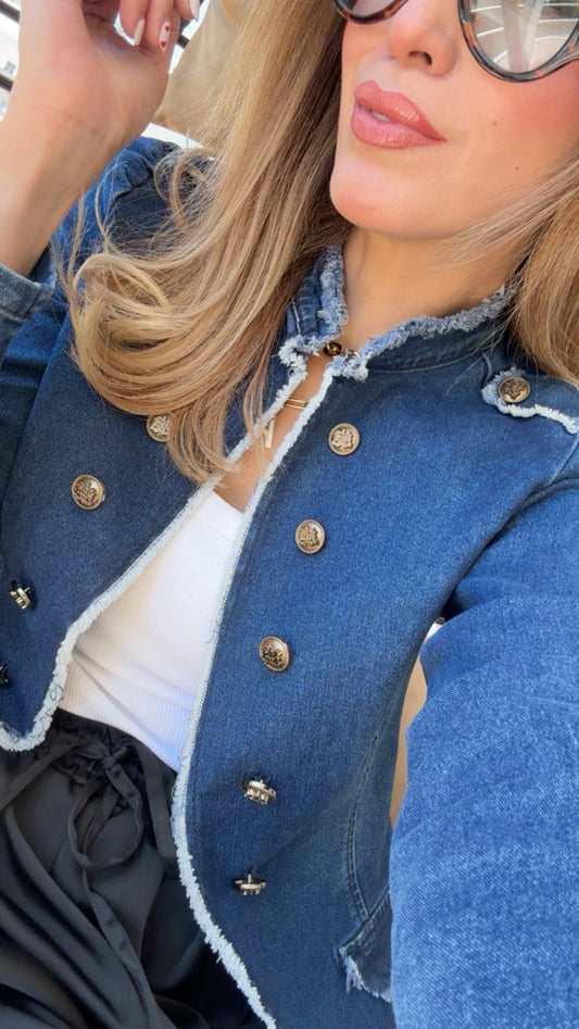 MILITAR DENIM JACKET