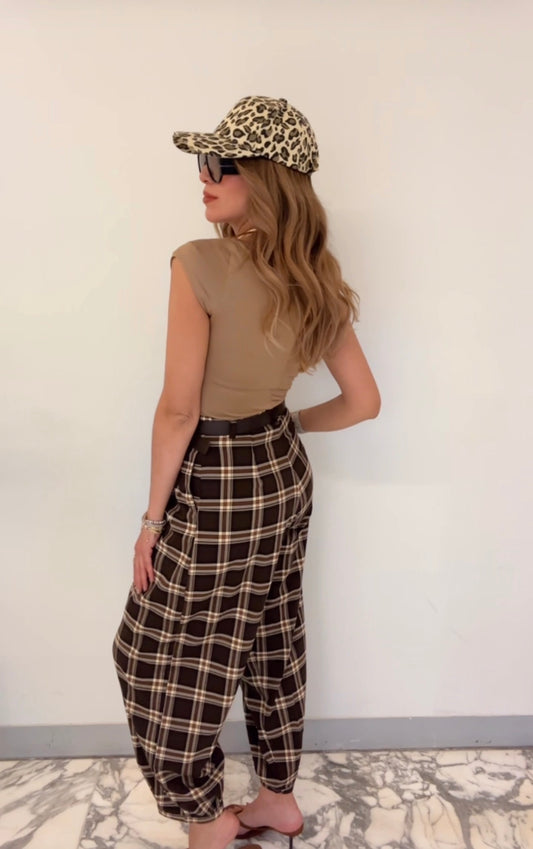 BLUSA DRAPEADA CARAMELO