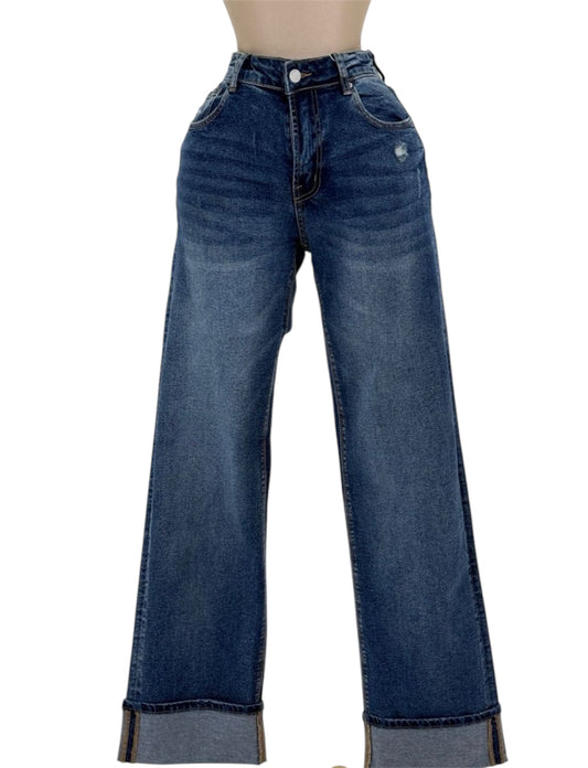 JEANS DOBLADILLO