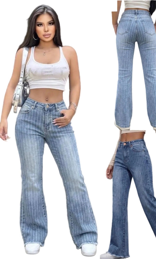 JEANS BOOT CUT RAYAS