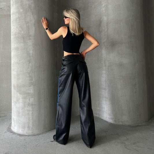 JEANS CON VINIPIEL