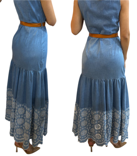 MAXI DRESS DENIM