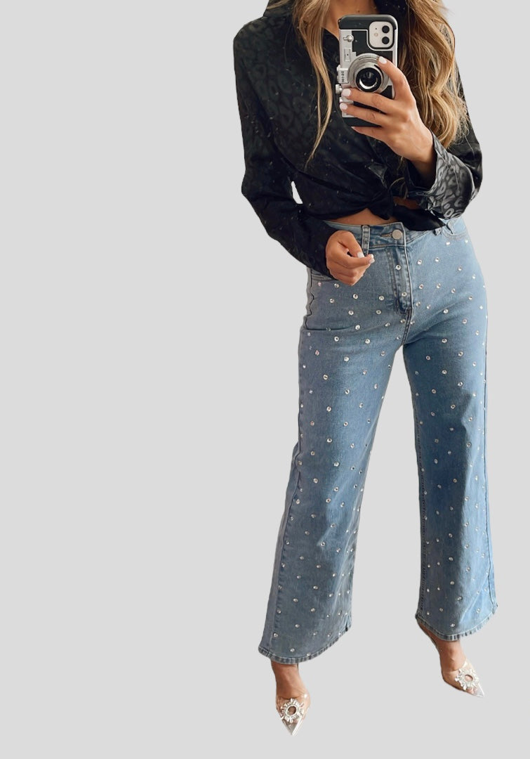 JEANS BRILLOS