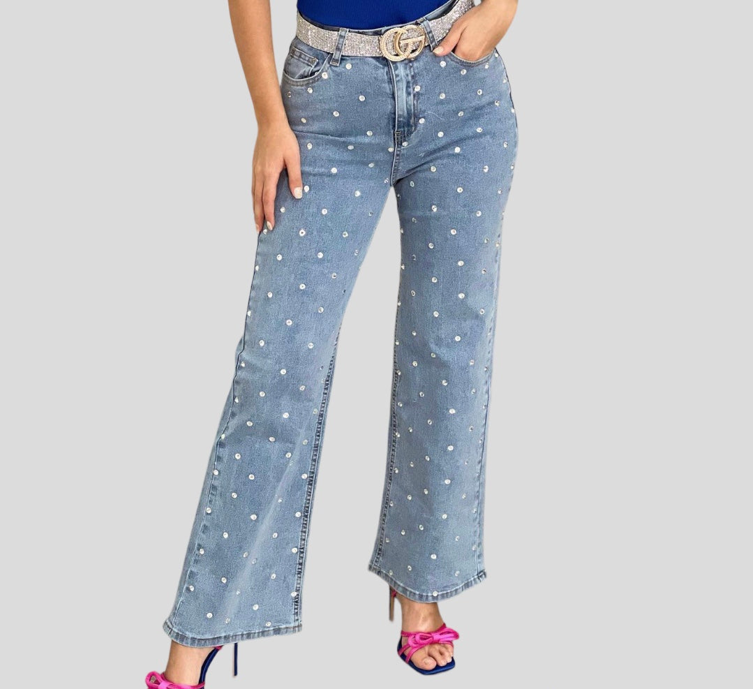 JEANS BRILLOS