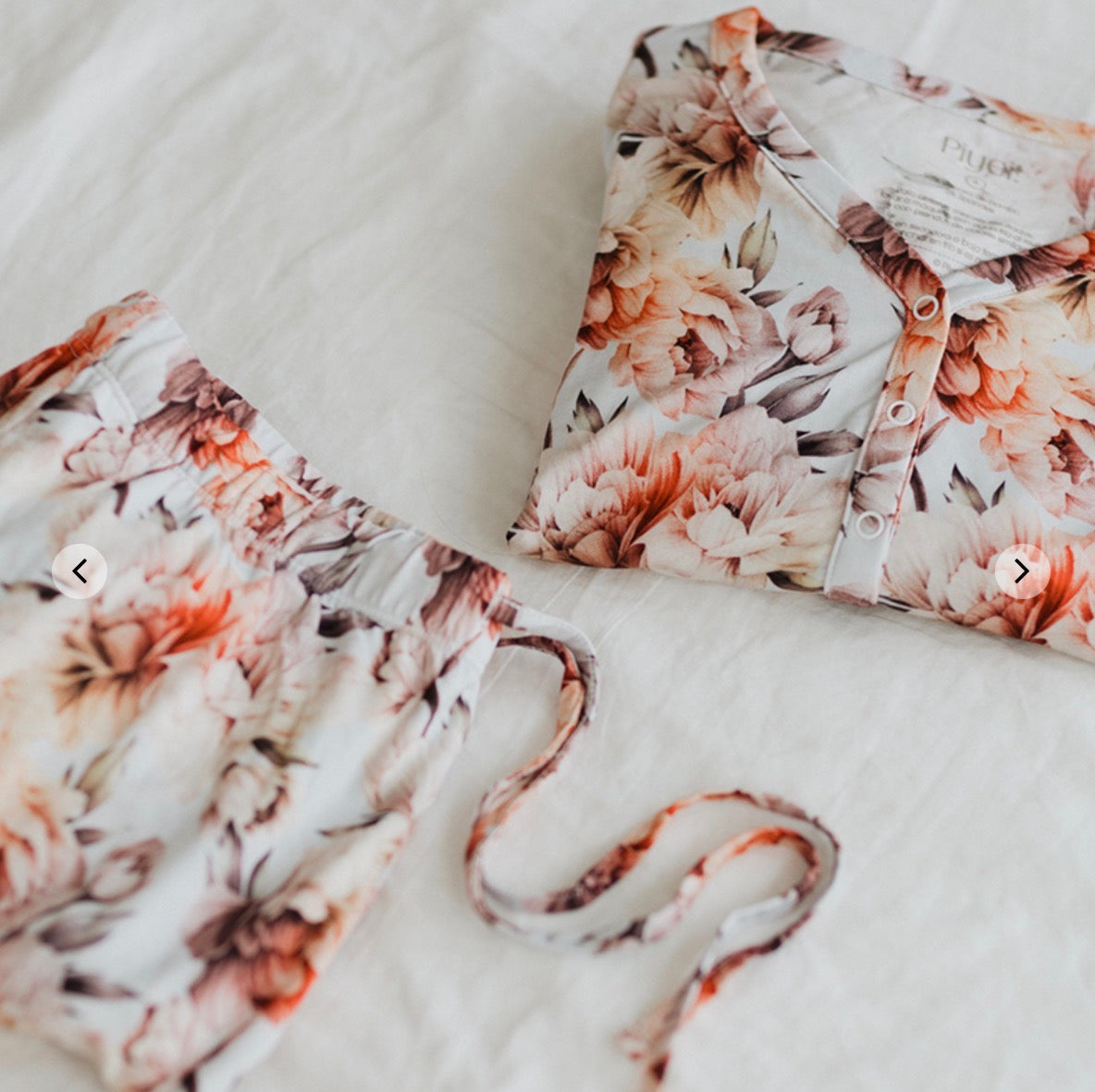 PIJAMA PEONIAS FLOR MUJER