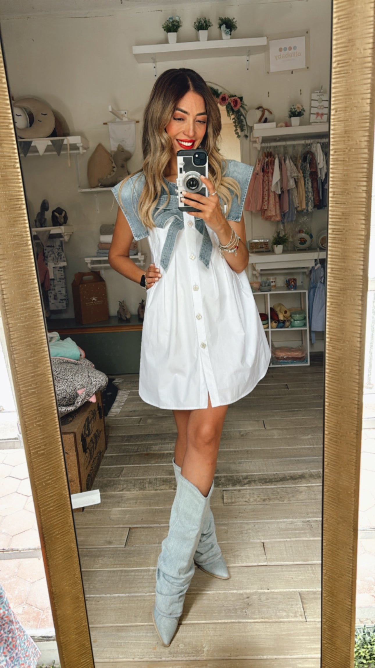 VESTIDO CAMISERO DENIM