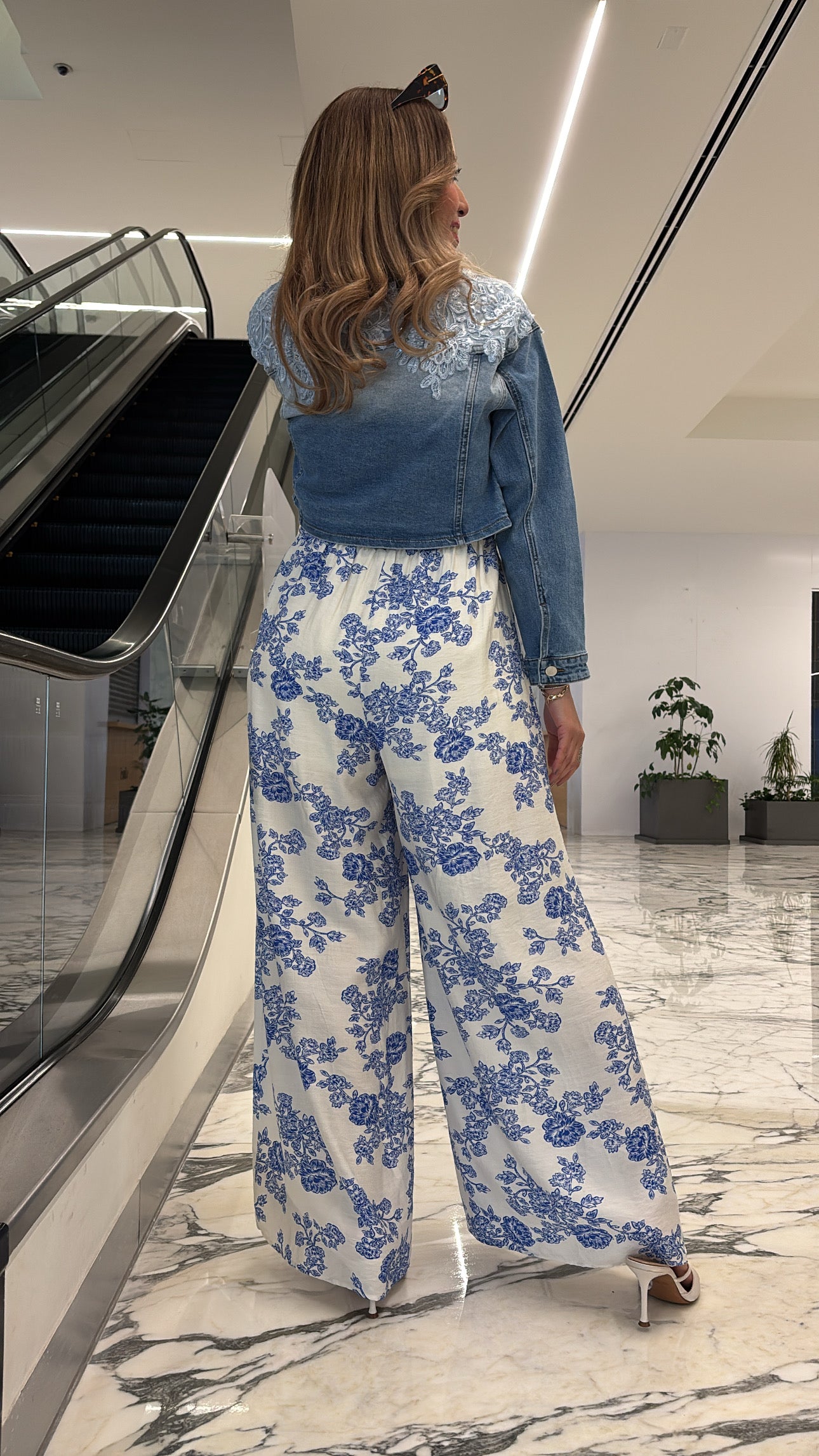 CHAMARRA DENIM FLORES