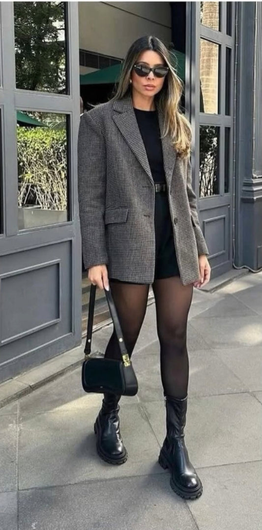 MALLAS AFELPADAS NEGRO