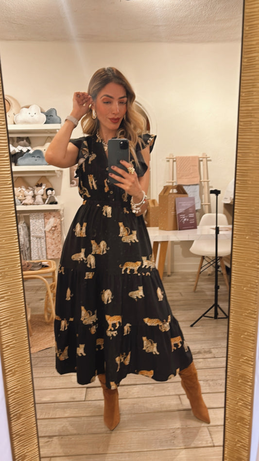 VESTIDO LEOPARDO