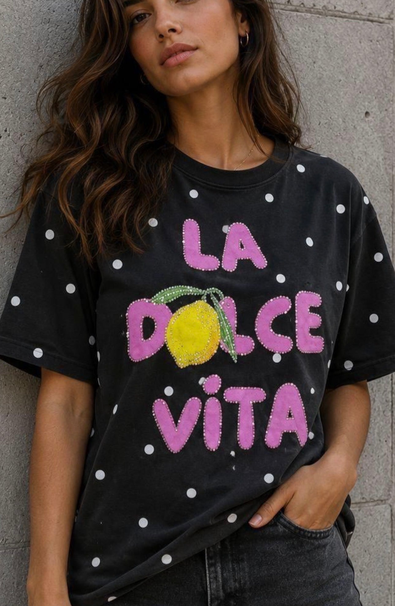 TSHIRT LA DOLCE VITA BLANCO