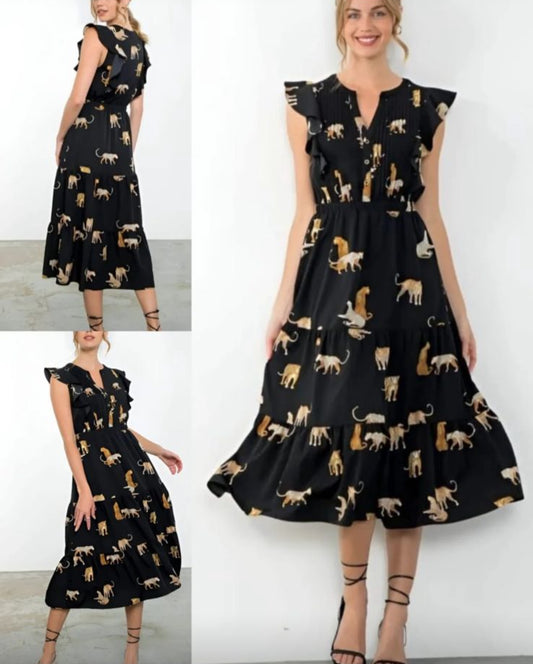 VESTIDO LEOPARDO