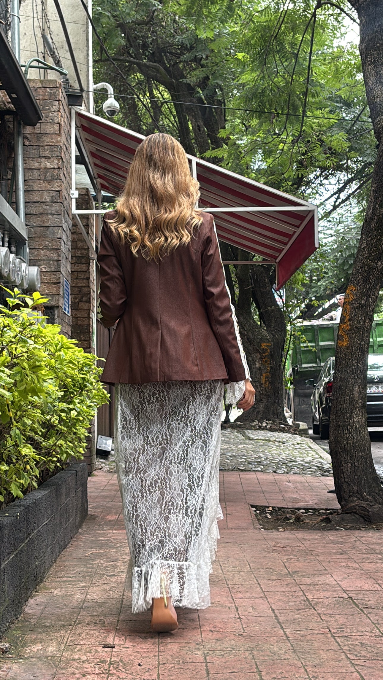 ENSAMBLE ENCAJE BEIGE