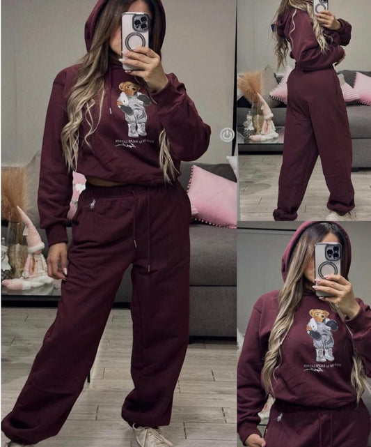 SET HODDIE Y PANTALÓN OSITO