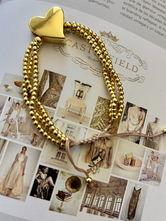 PULSERA AJUSTABLE BOLITAS