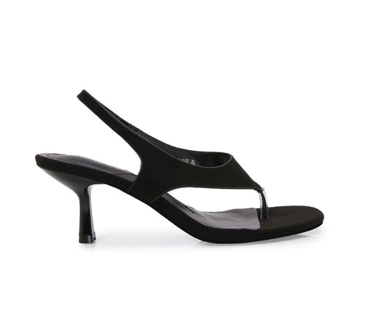 THONG SANDALS NEGRO SUEDE