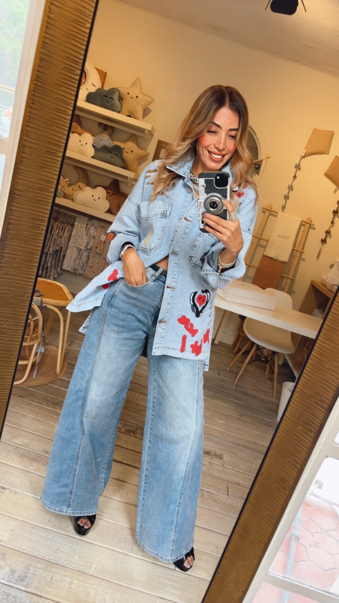 CHAMARRA DENIM PARCHES