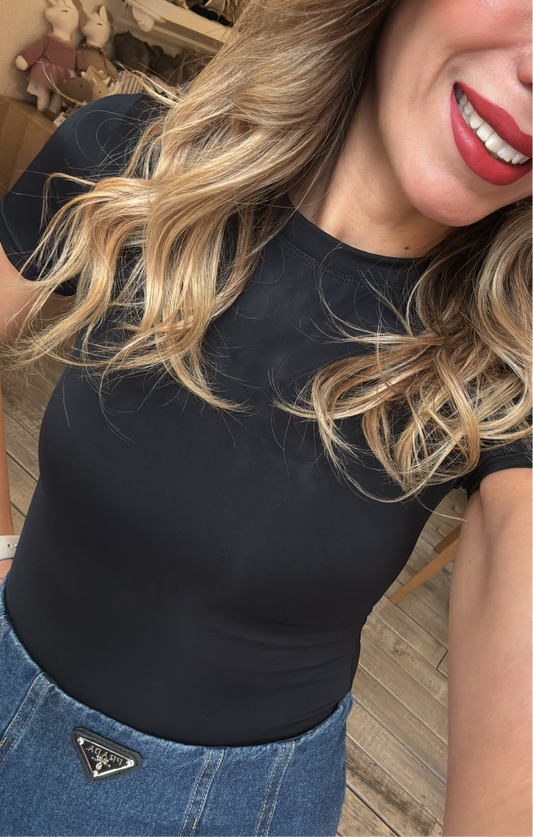 PANTIBLUSA BÁSICA NEGRO
