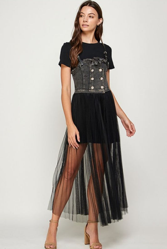 VESTIDO NEGRO TUL