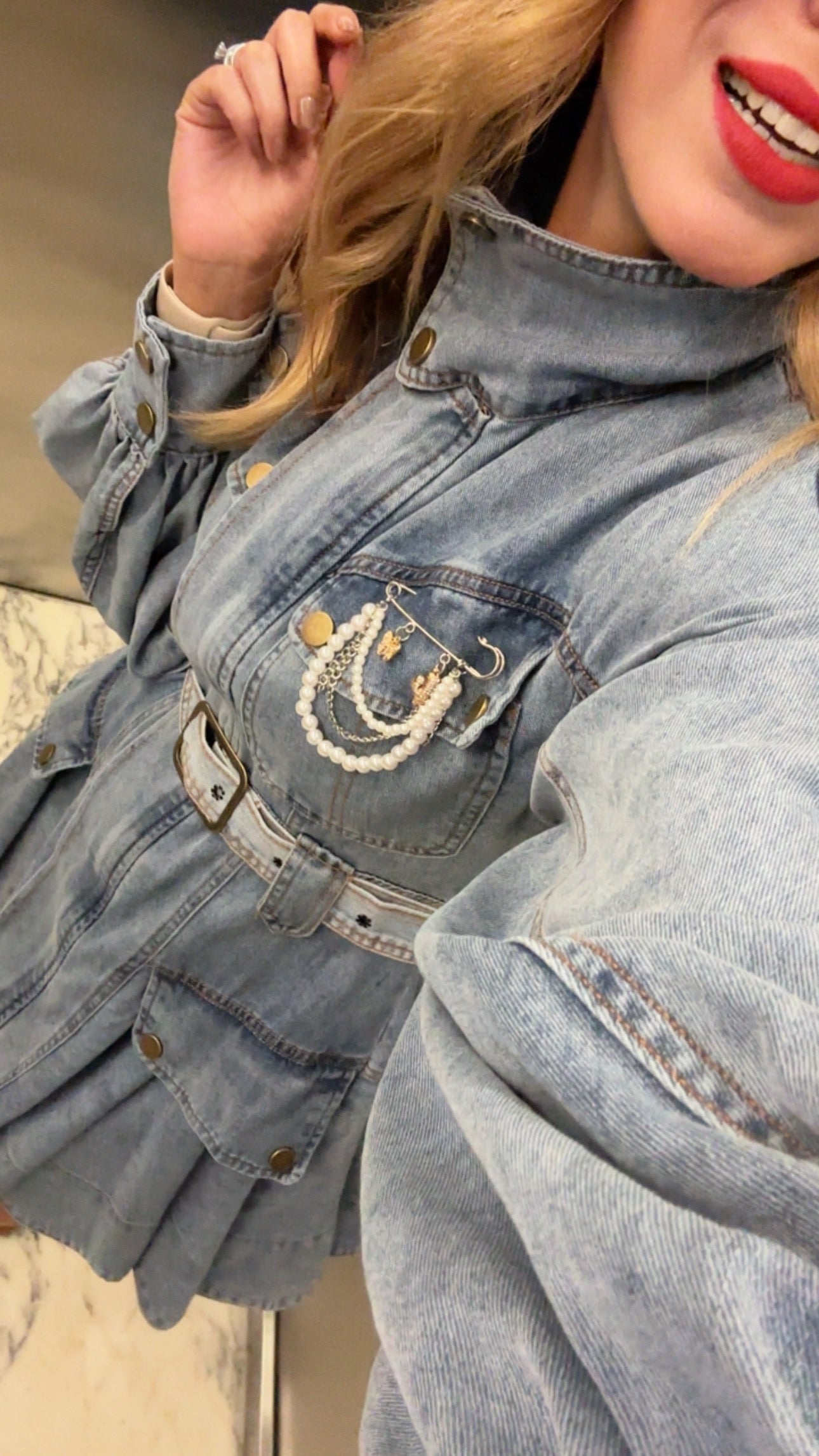 VESTIDO VUELO DENIM