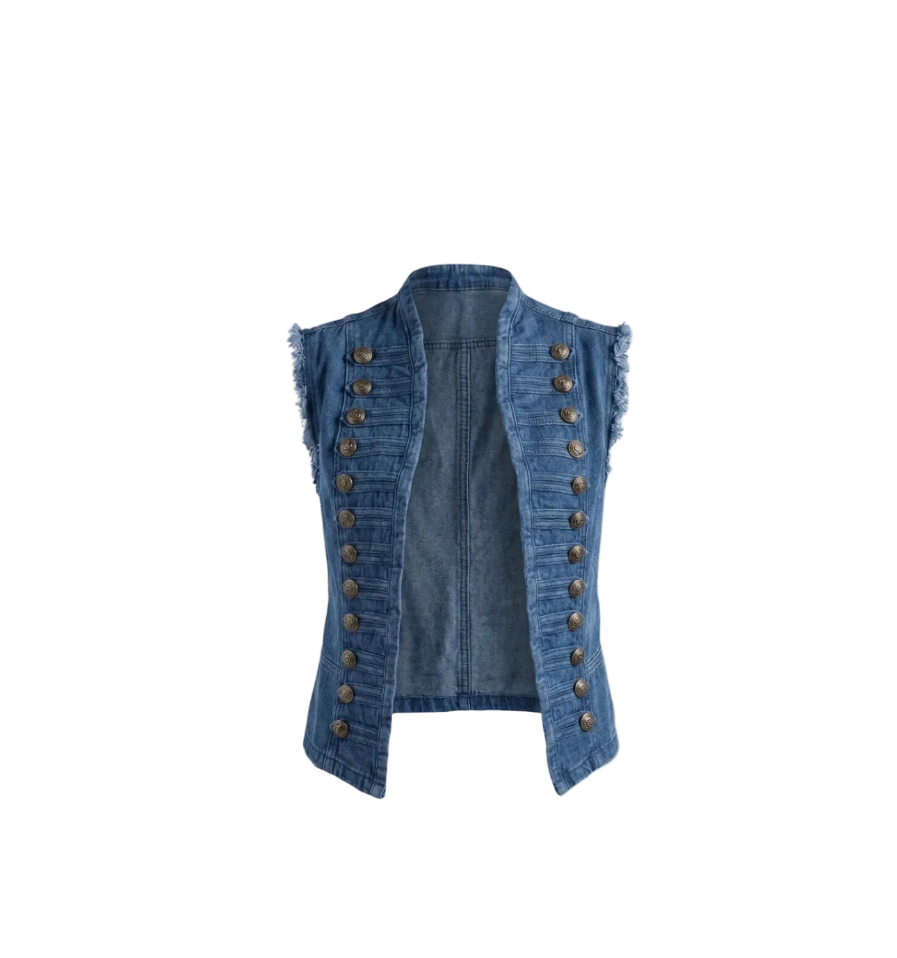 CHALECO MILITAR DENIM