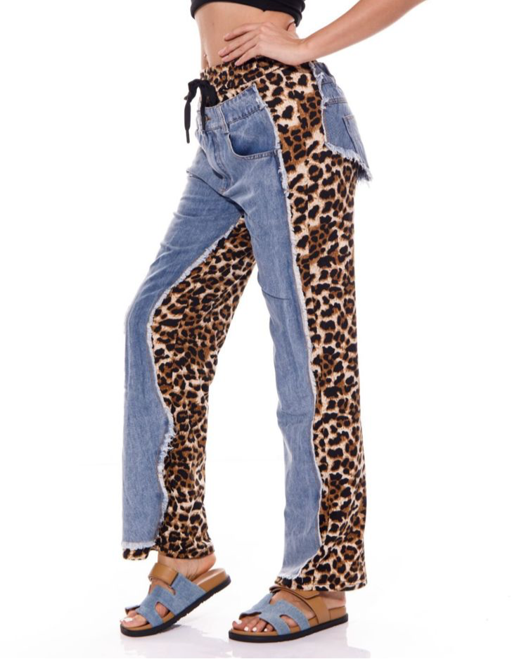 JEANS LEOPARDO