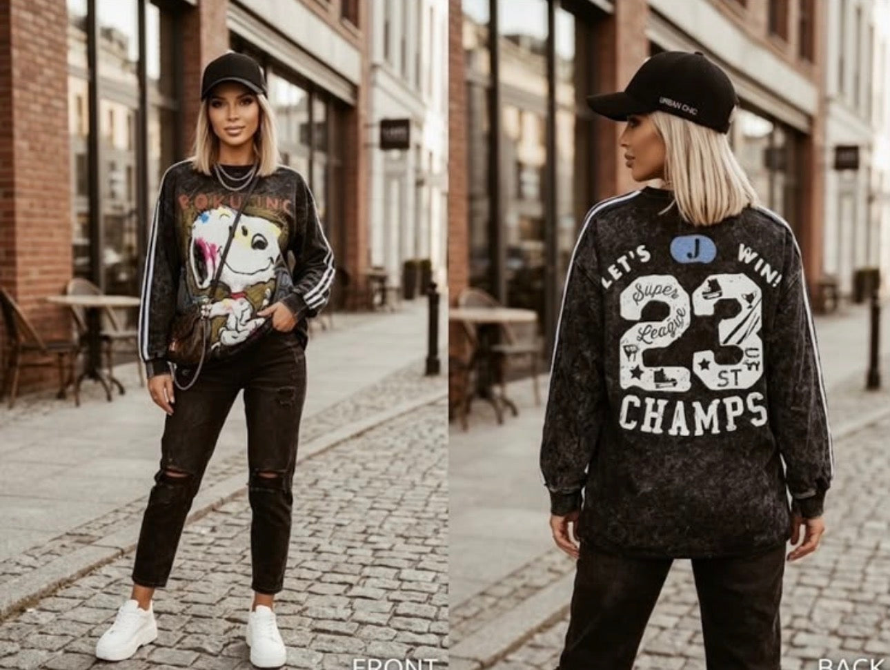 SUDADERA SNOOPY GRAFITTI