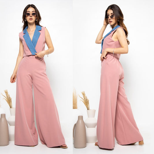 CONJUNTO ROSA DENIM