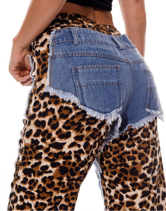 JEANS LEOPARDO