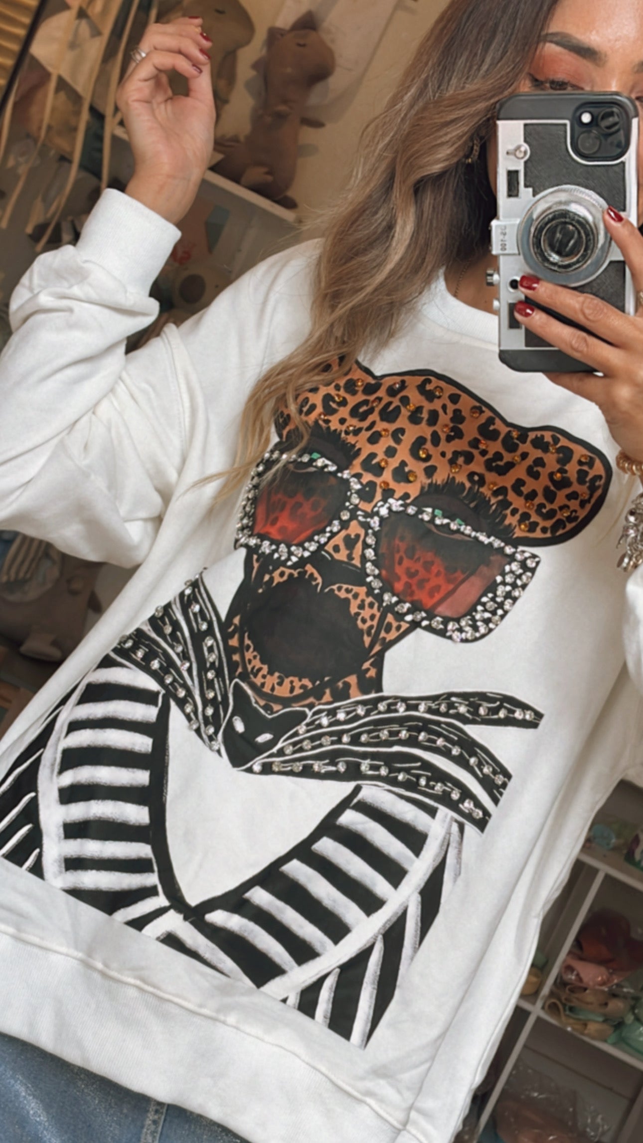 SUDADERA LEOPARDO