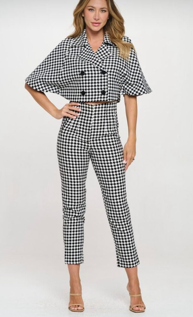 CAPA HOUNDSTOOTH