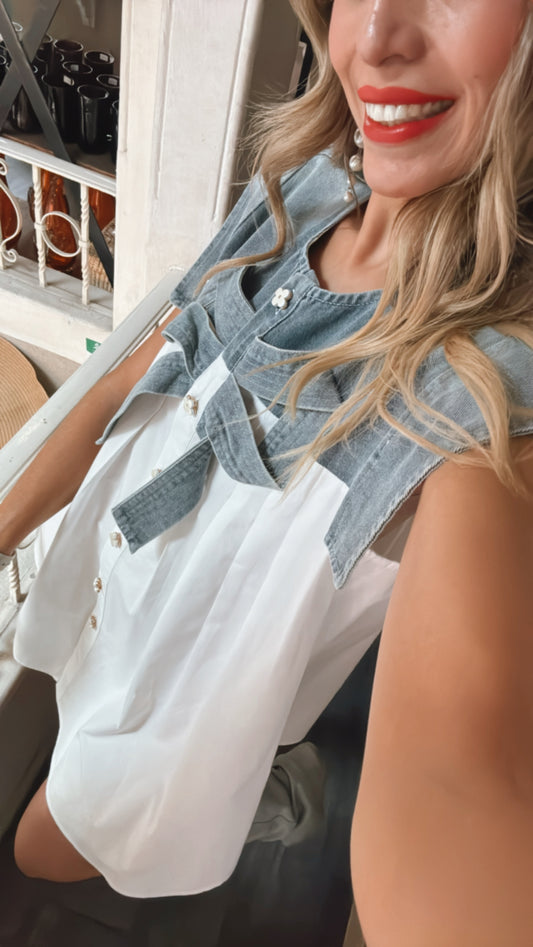 VESTIDO CAMISERO DENIM