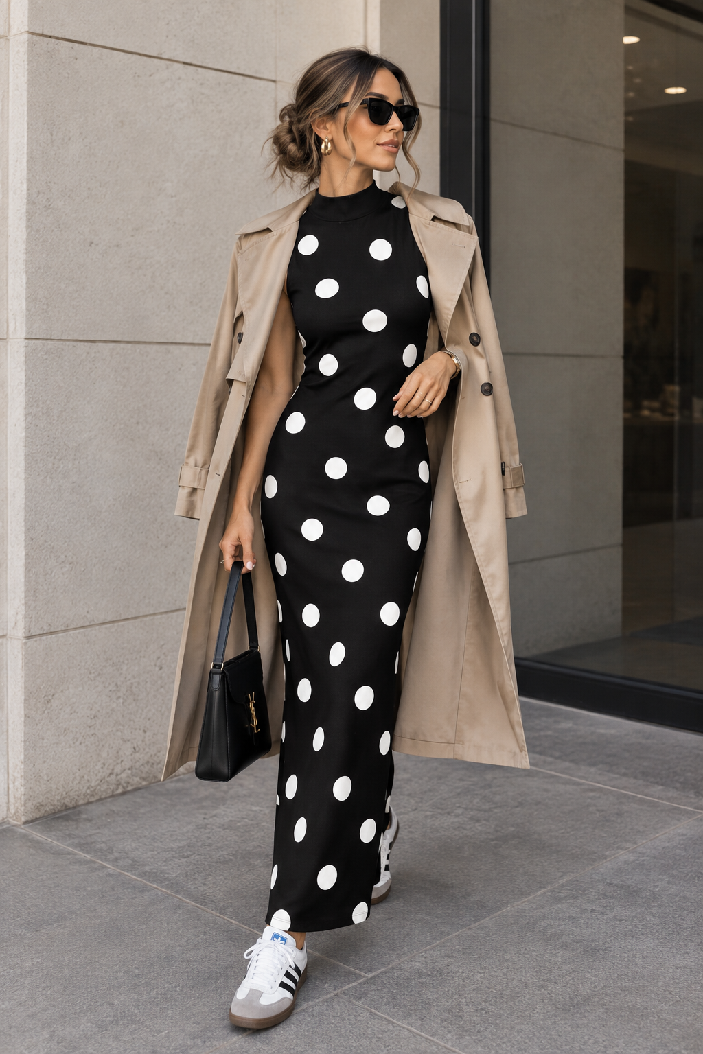 VESTIDO PUNTO LUNARES