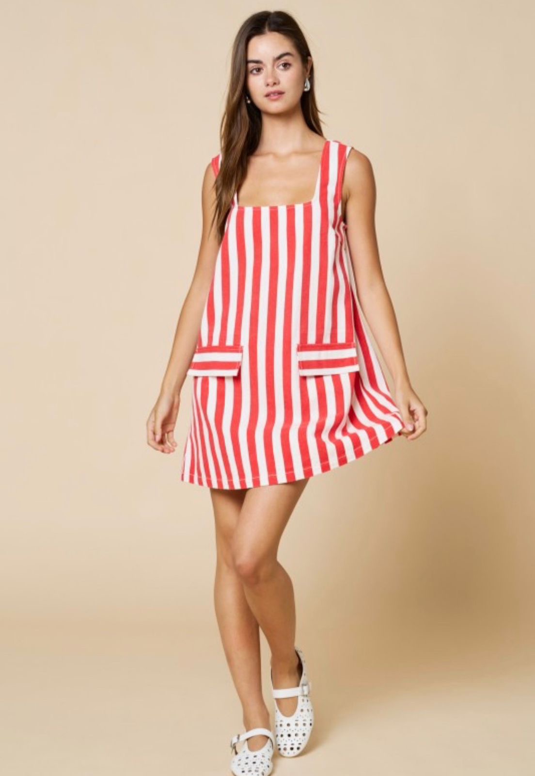 VESTIDO COMBINADO RAYAS