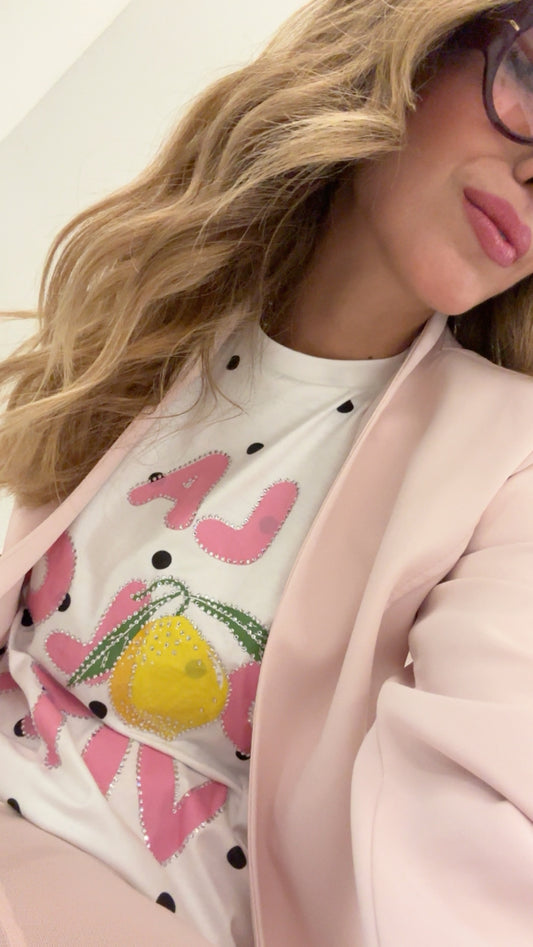 TSHIRT LA DOLCE VITA BLANCO